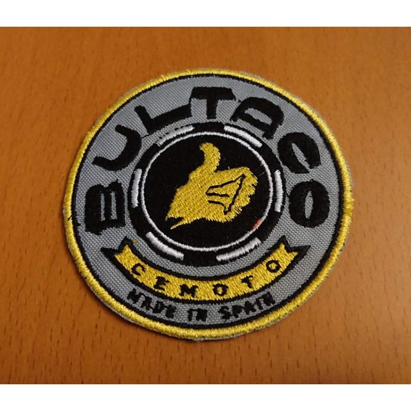 Parche bordado Bultaco.