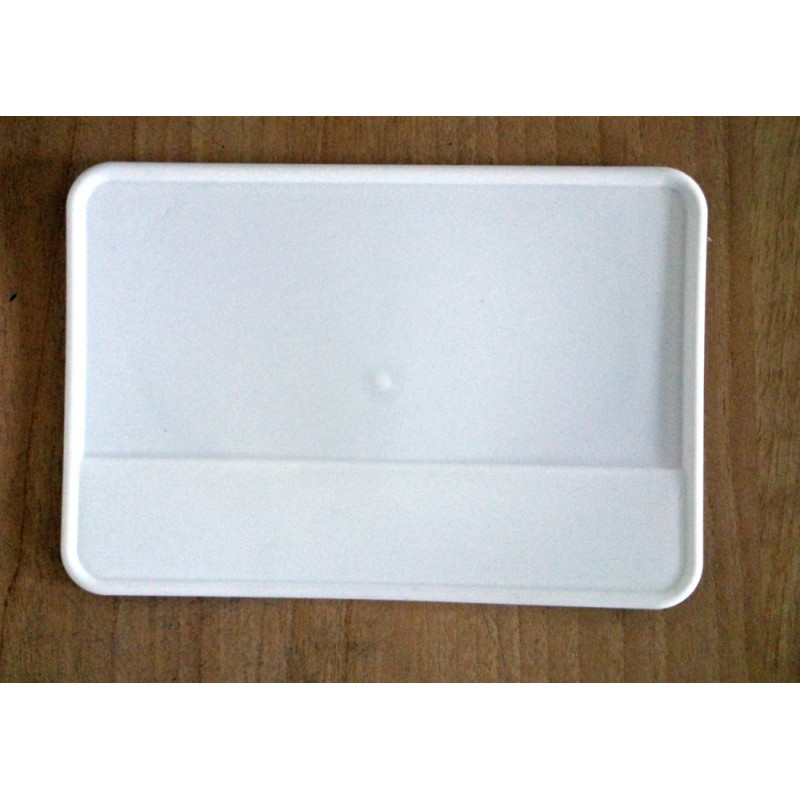 Trial number plate holder Sherpa Ossa, white.