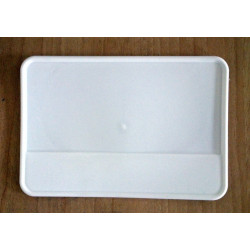 Trial number plate holder Sherpa Ossa, white.